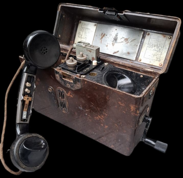 Telefon de campanie german, ww2, wehrmacht, waffen XX, luftwaffe