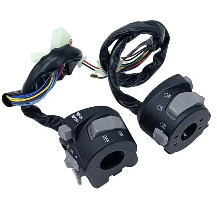 Comutatoare ghidon ATV/SCUTER/MOTO (Universal) , cu LED ALB