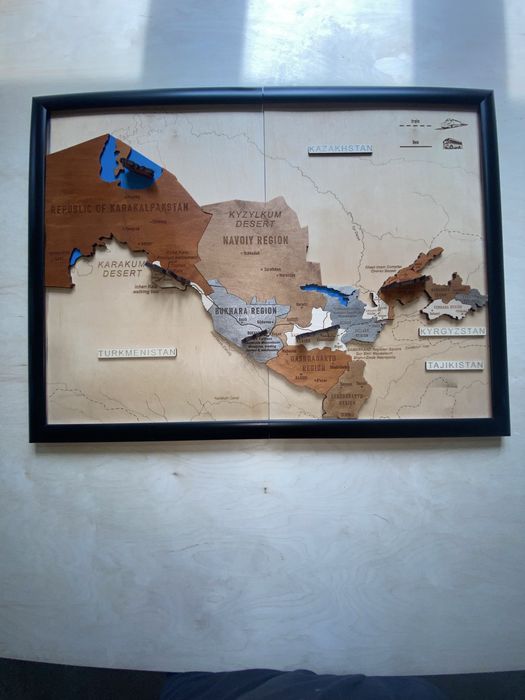 Лучшая  Карта Узбекистана