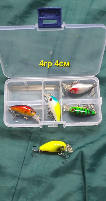 Нови комплекти воблери блесни клатушки примамки за спининг риболов