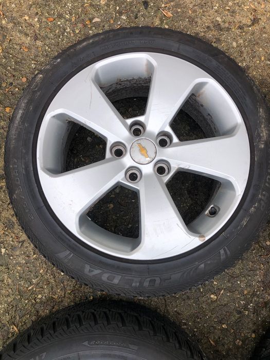 4бр. Алуминиеви джанти с гуми от CHEVROLET CRUZE 17 цола.