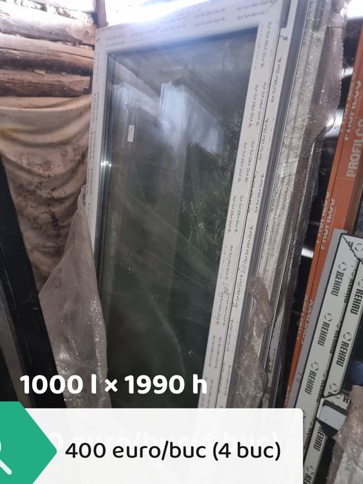 Tâmplărie PVC cu geam termopan