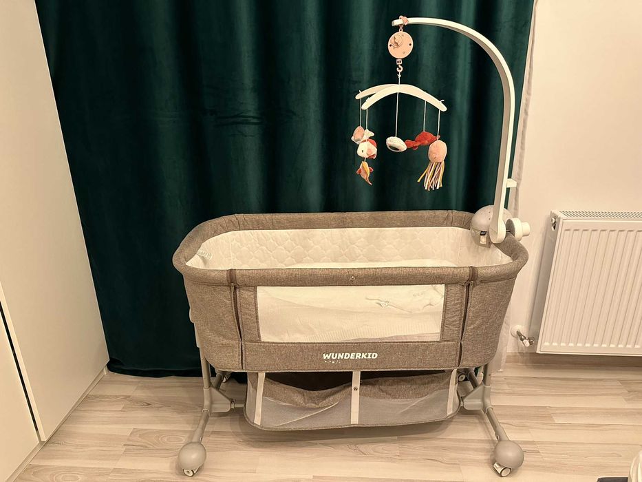 Vând Patut 2in1 co-sleeper Wunderkid - Sweet Dreams, Bej