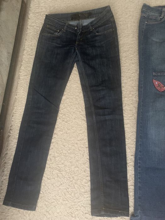 Джинсы клеши-скини