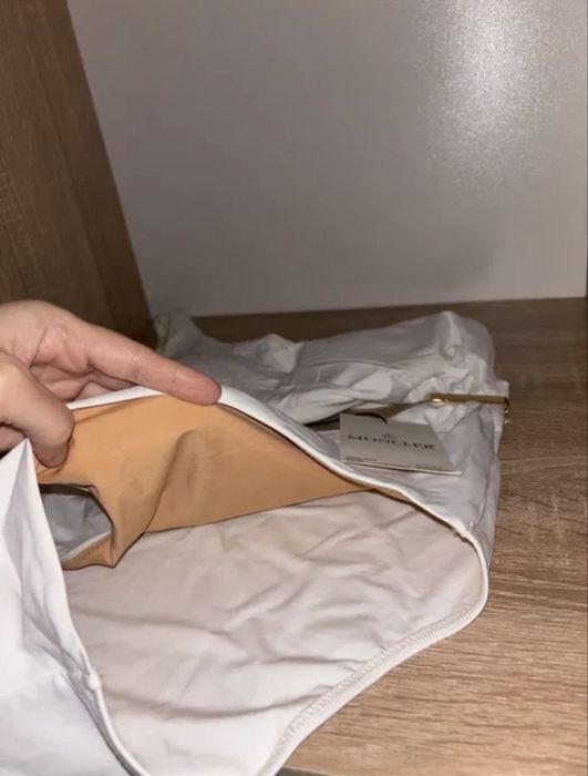 Costum de baie alb M oncler calitate premium
