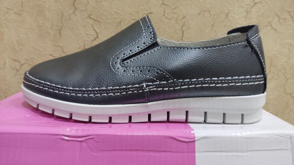 Натуральная кожа. Мокасины женские.