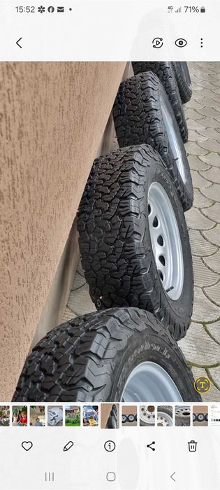 Roți complete cu jante din oțel și anvelope Made în  SUA