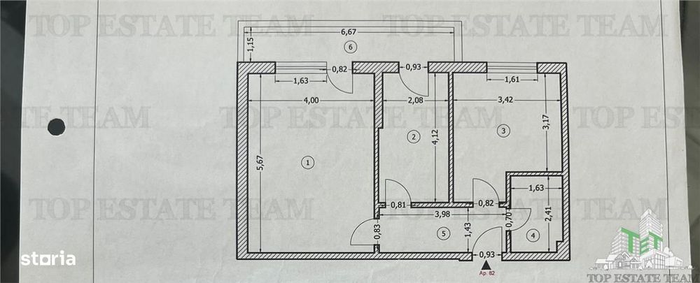 Apartament 2 camere in bloc nou, PucheniRahova