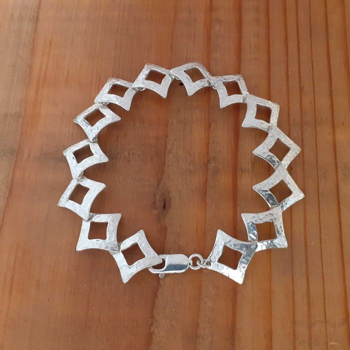 2. Авторска сребърна гривна, ръчно изработена   SILVER BRACELET