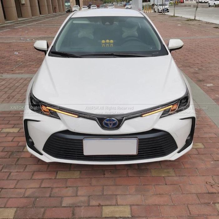 Led дневни светлини 2бр. drl с бягащ мигач -15.5см. / а-3574-1 ...