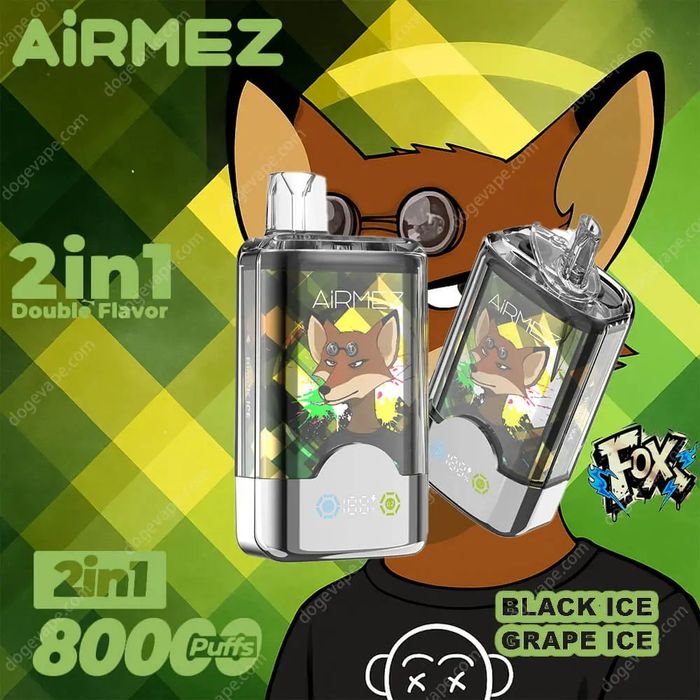 Vape 80.000 Puffs 2 Arome Airmez Calitate Garantata Reincarcabil Display