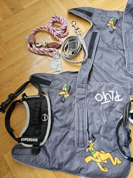 Ham, lesa, haina/ hăinuța ploaie pentru caine