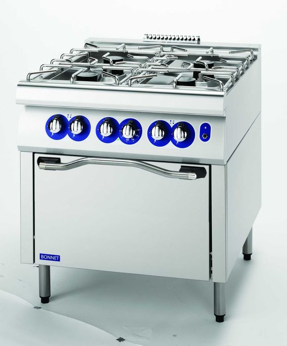 HOBART BONNET - Aragaz 4 focuri si cuptor GAZ (produs NOU)