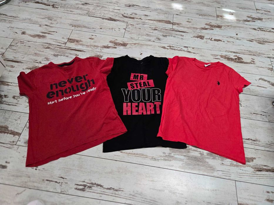 Тениски 6 бр с къс ръкав 146-152см