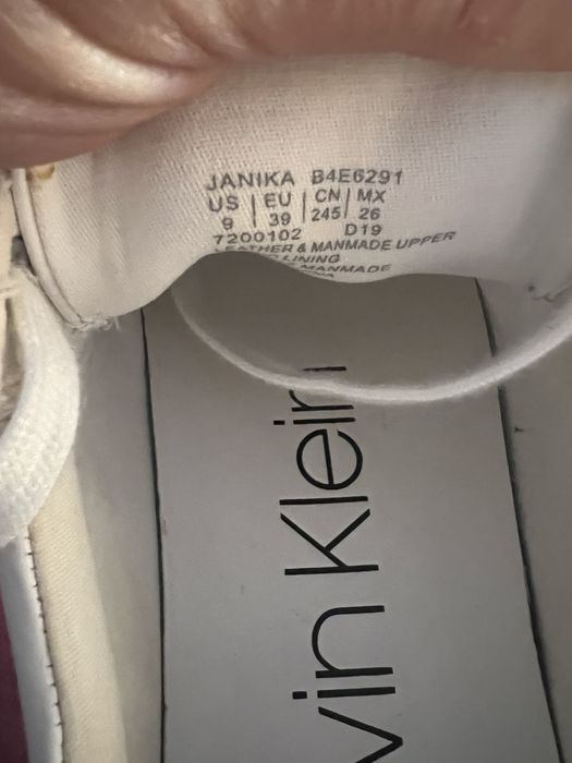 Pantofi sport Casual Calvin Klein din piele naturală