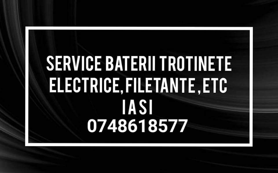 Reparatii/service baterii trotinete , etc  Iași
