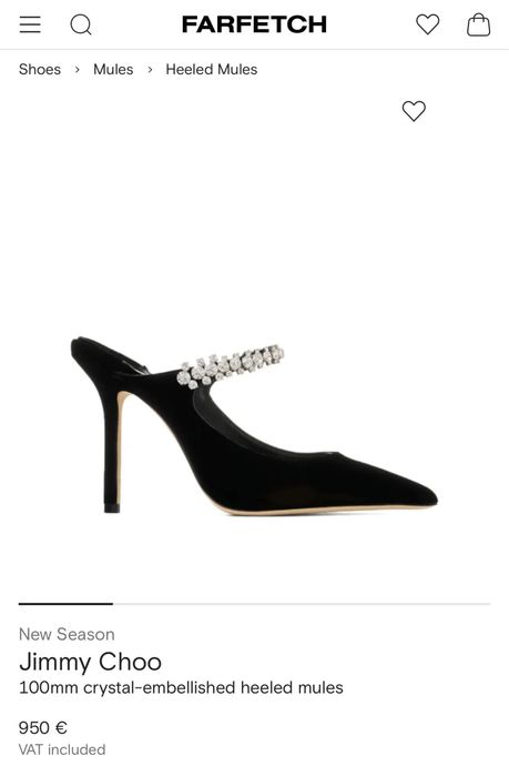 Vand pantofi dama Jimmy Choo Mules