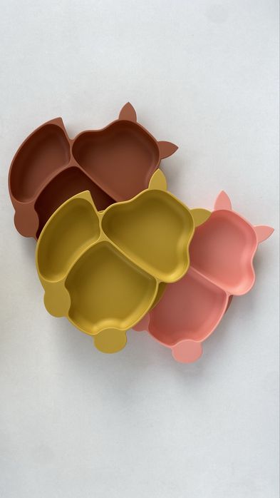 Силиконовая детская посуда