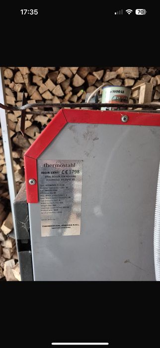 Centrală pe lemne 30 kW Thermostahl + Puffer 1000L + Accesorii