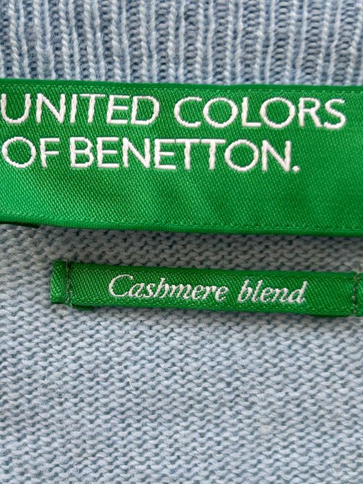 Benetton страхотна мека жилетка в небесно син цвят