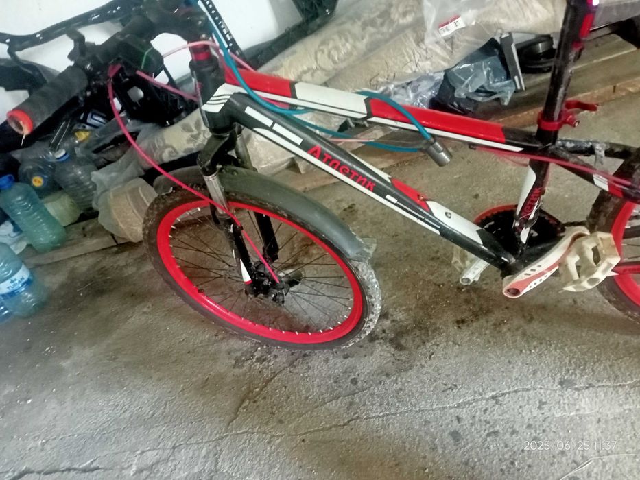 Велосипед на ходу