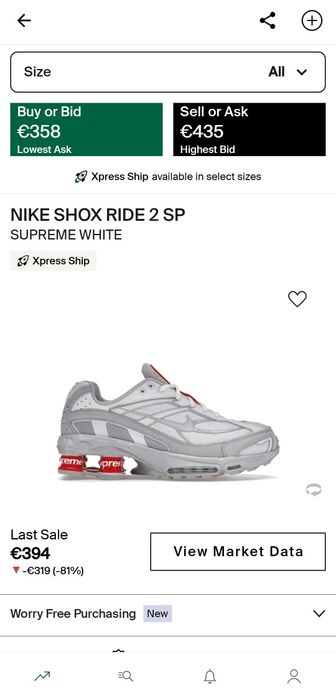Nike Shox Supreme Ride 2 SP White