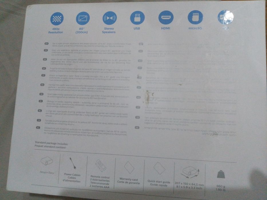 Proiector Philips neopix easy