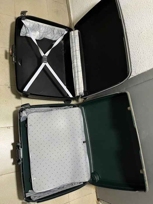 Samsonite куфар ,зелен и черен. Може и на части.