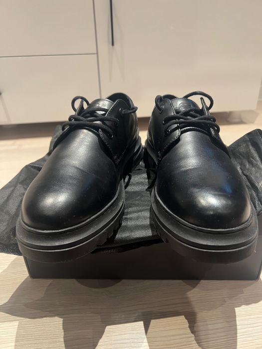 Мъжки обувки G-Star Raw, черни, 45 номер, естествена кожа.