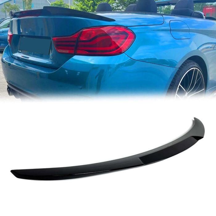 Eleron Lip Codita Portbagaj BMW Seria 4 F33 F83 Model M4, Negru Lucios