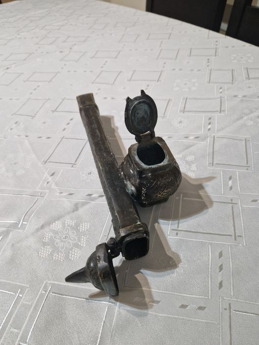 Уникален огромен антикварен османски дивид мастилница