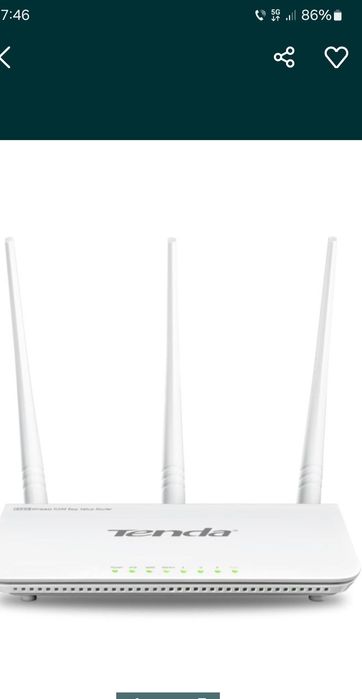 Tenda - Router wireless 3 antene.