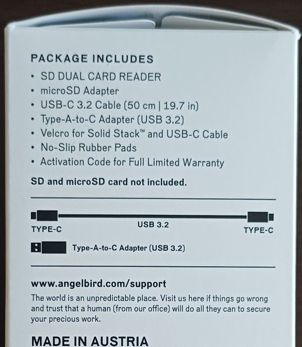 Cititor de carduri Angelbird