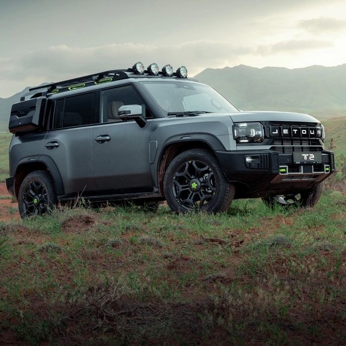 Jetour T2 tuning qsimlar,  duga spoyler reling