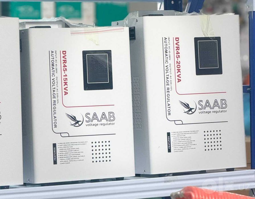Stabilizatr 20 kva SAAB 45v дан кутарадиган стабилизатор напряженияe