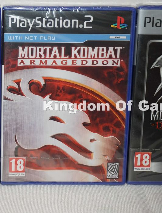 ЧИСТО НОВИ Mortal Kombat: Armageddon/Deadly Alliance/Deception/ ЗА PS2