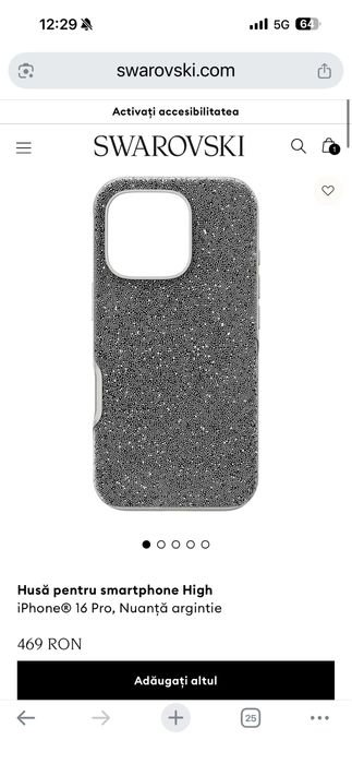 Husa iphone swarovski impecabila originala