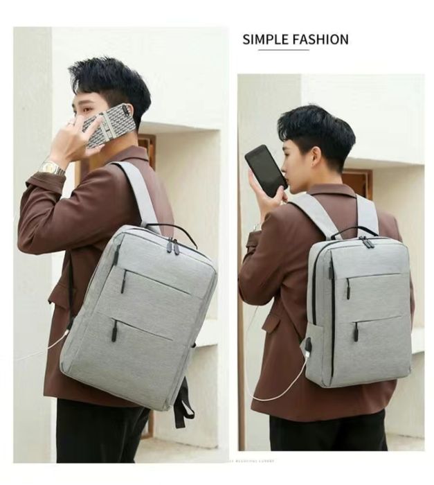 Мужской рюкзак для ноутбука комплект 4 в 1 сумка usb провод