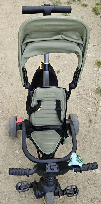Tricicleta Pliabila Doona Liki Trike S3 - Desert Green - stare f buna