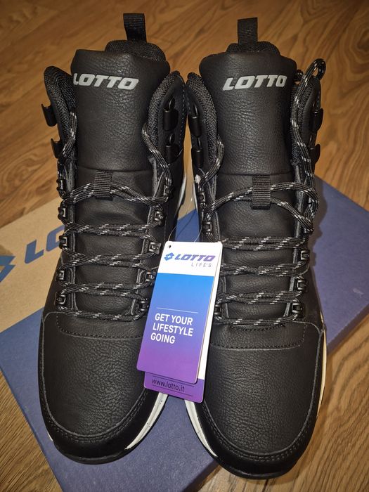 Pantofi sport inalti / Ghete noi Lotto marimea 42