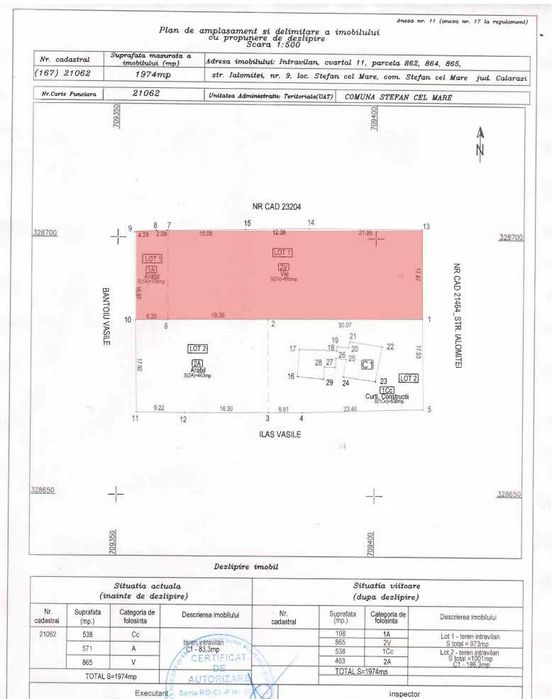 Teren intravilan 973m