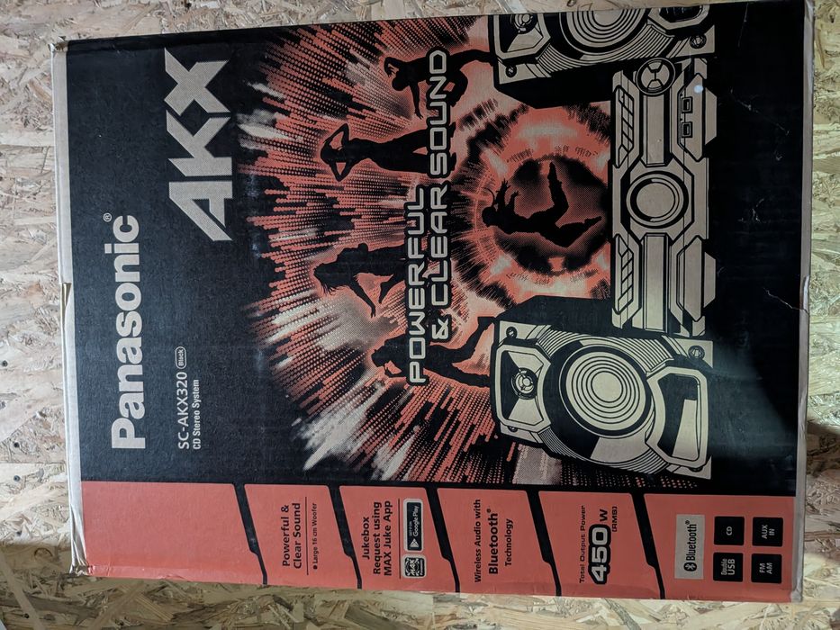 Sistem audio Panasonic AKX320 , 450W RMS
