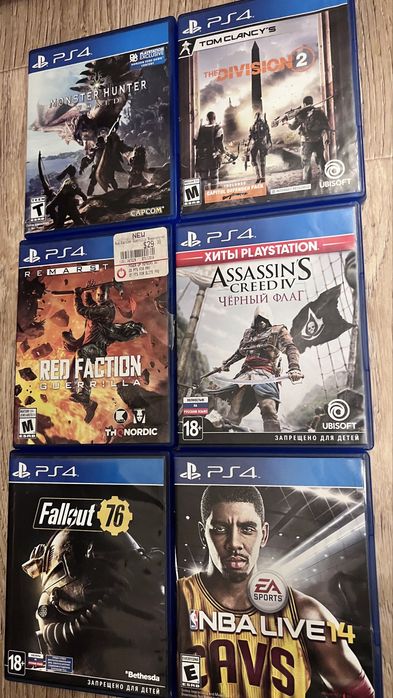 Игры playstation 4  bluray disk