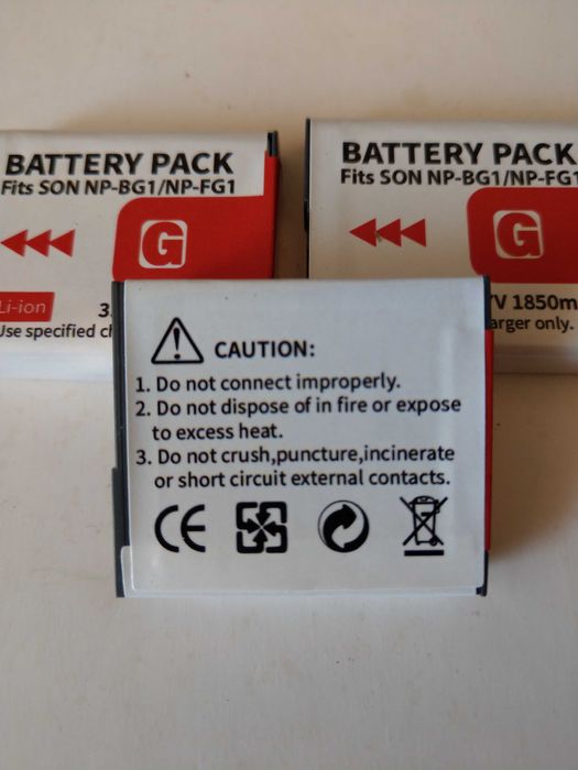 Лот от Li-ion Батерия NP-BG1/NP-FG1 и NP-BX1 за Sony
