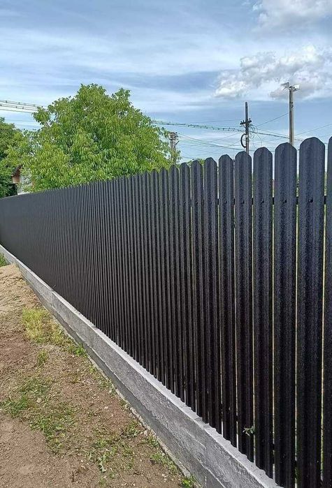 Garduri si porti din panou stil jaluzele, sipca metalica, plasa, tabla