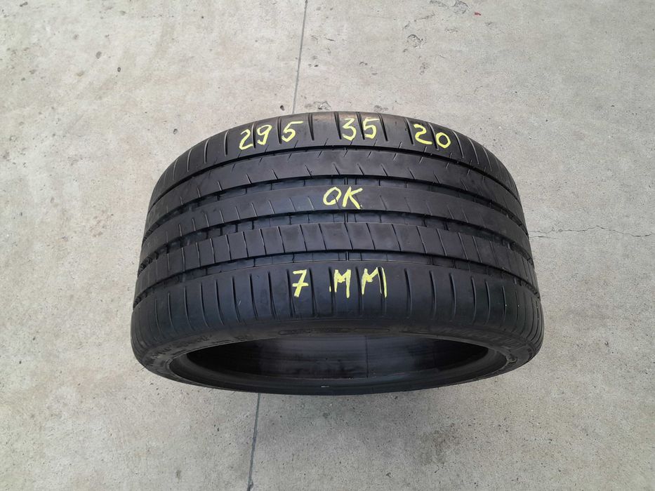 O anvelopa de vara 295 35 20 michelin super sport profil de 7 mm