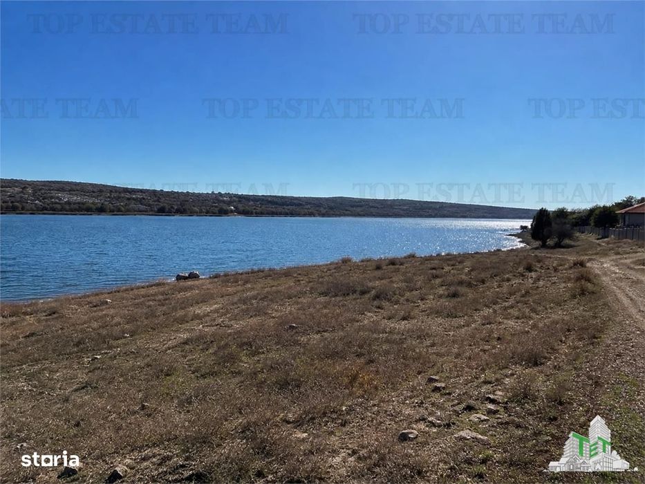 Teren premium 500 mp cu deschidere 25 m – Prima linie la Lacul Limanu,