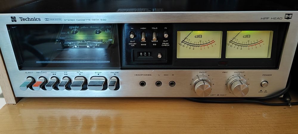 Technics rs-630 cassette tape deck
