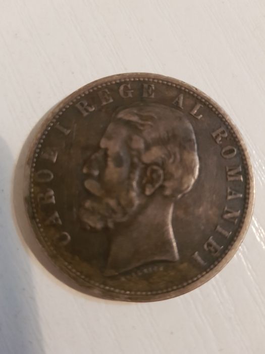 Moneda Carol 1 rege al României an 1881