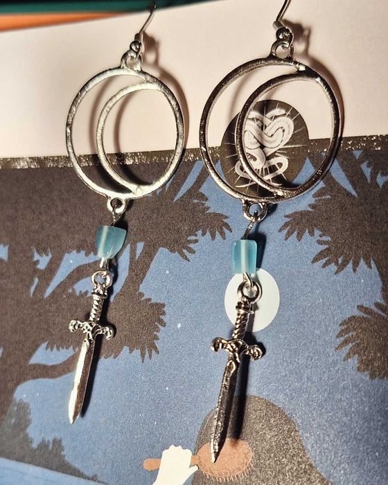 Ръчно изработени обеци от естествени кристали